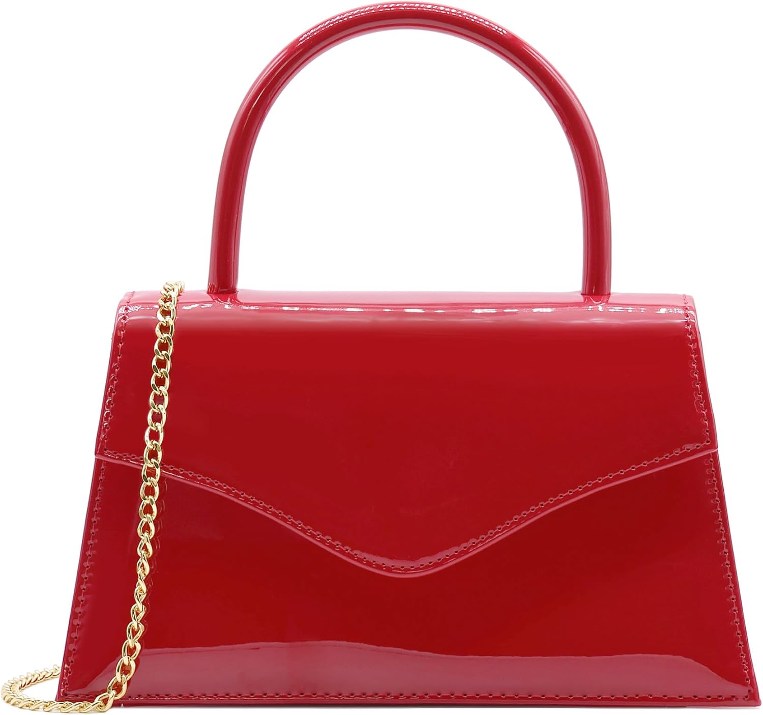 Milisente Women's Evening Bag Bridal Party Clutch Purses Cocktail Prom Handbags with Patent Leather