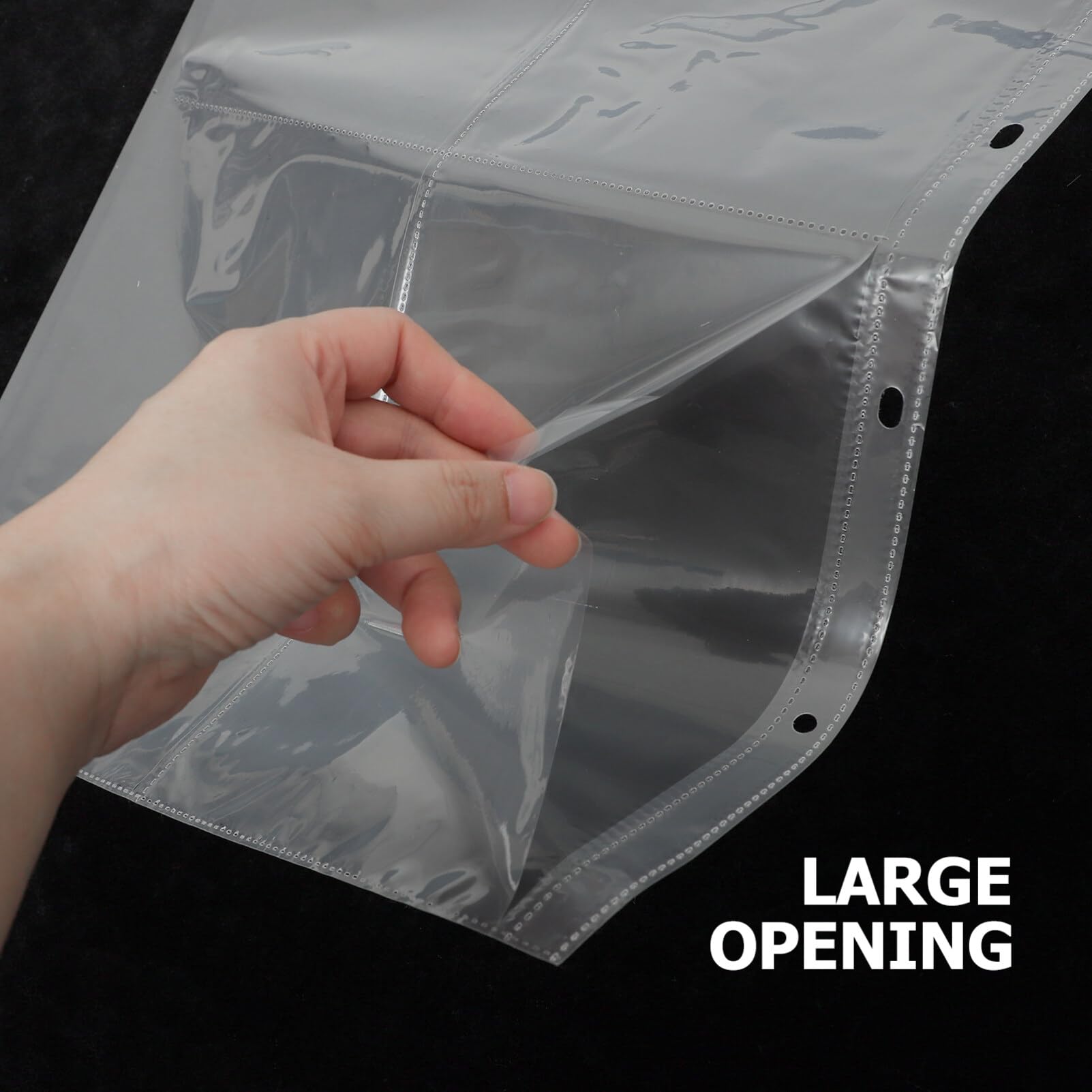 Protezioni per Raccoglitori Trasparenti in Plastica, 40 Pezzi