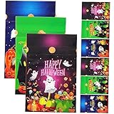Alipis Lot de 50 Sachets À Cordon pour Bonbons Dhalloween Motifs Multicolores pour Articles De Fête