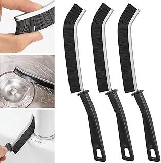 Crevice Cleaning Brush, Gap Cleaning Brush Crevice Cleaning Tool, Grout Cleaner Brush, Multifunctional Window Slots Groove Brush, Grout Brush for Home Kitchen Tiles (3PCS)