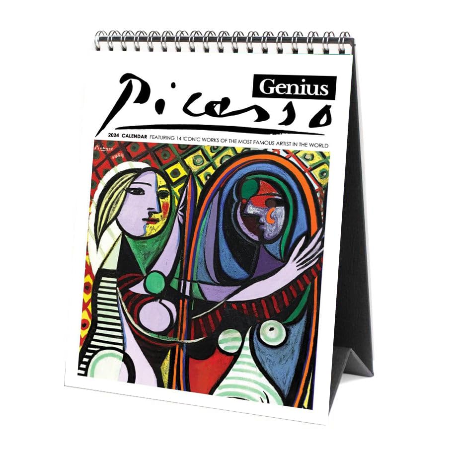 Image of Tallenge - Pablo Picasso - 2024 Desk Calendar - 6 x 9 Inches for Home & Office (Paper, Desk Calendar)