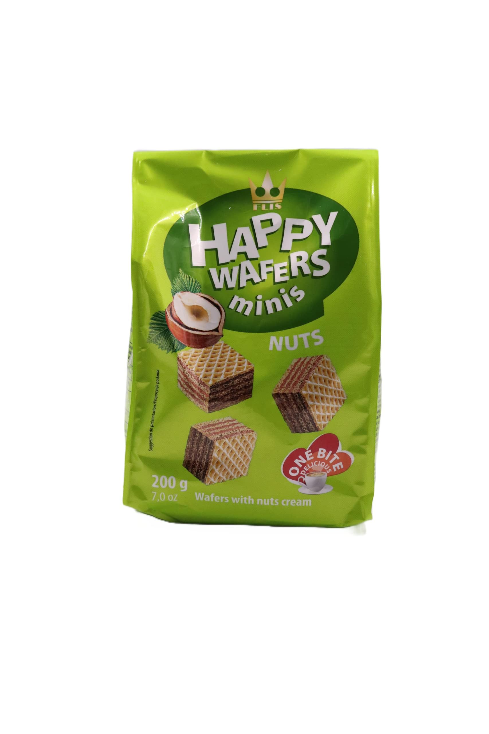 Happy wafersminis nuts 200g