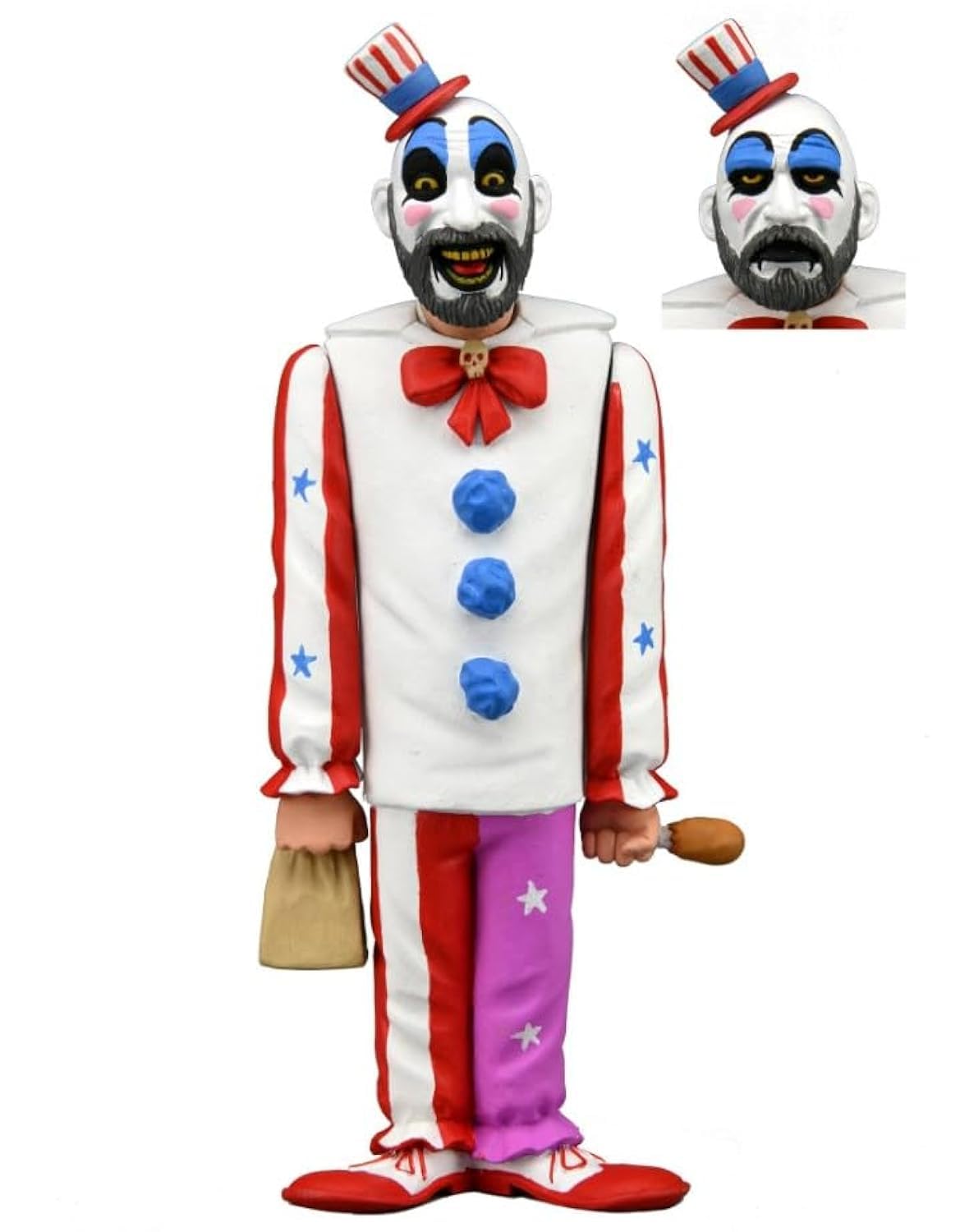 NECA La Maison des Mille morts Figurine Toony Terrors Captain Spaulding 15 cm