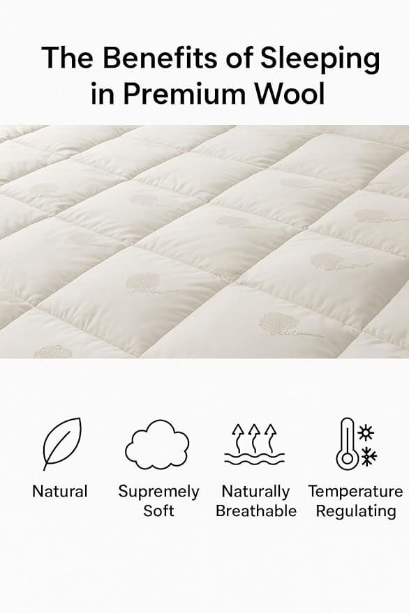 Almohada Lana 100% Natural Tamaño Estándar Ajustable miniatura 9