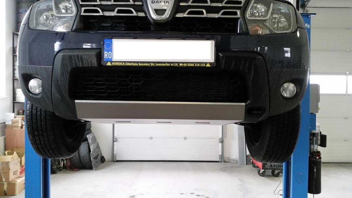 Protezione sottoscocca motore in acciaio compatibile con Dacia Duster - 2,5 mm (2010-2017)
