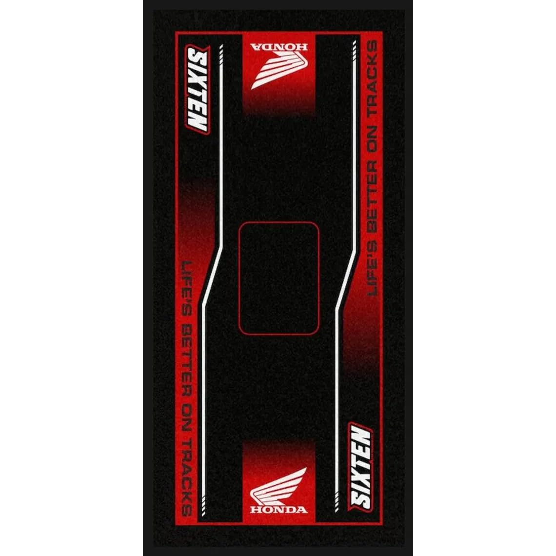 Tappeto moto per Honda Marker 95 x 200 - Tappeto ambientale moto - per paddock e garage, lavabile ed ecologico, ideale come regalo per moto