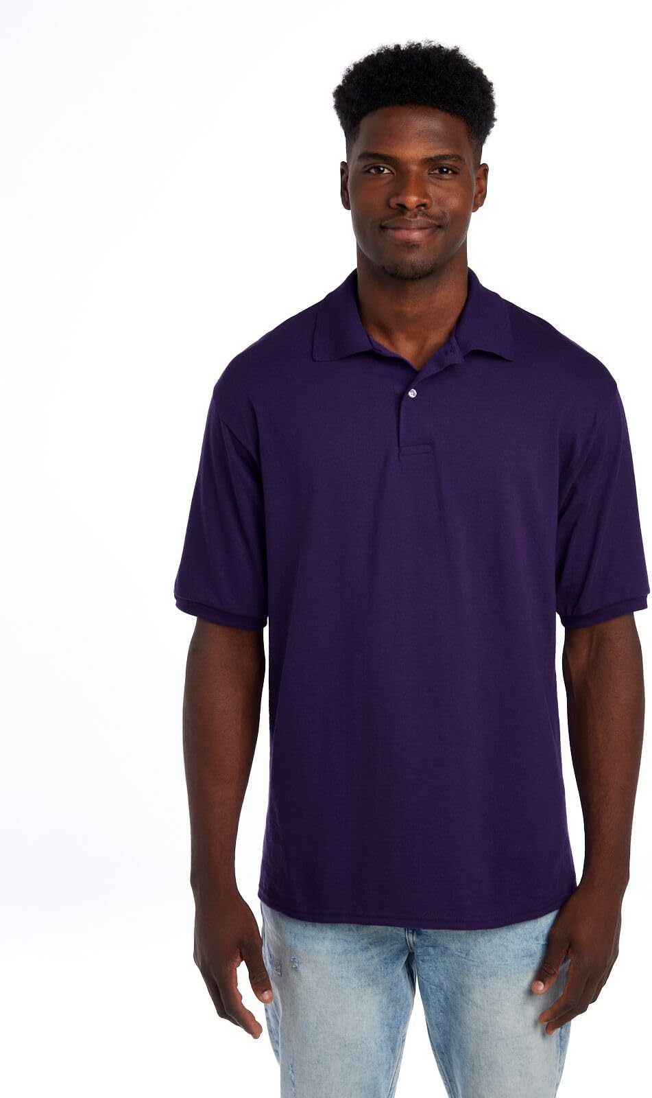 JERZEES Men's Spot Shield Short Sleeve Polo Sport Shirt
