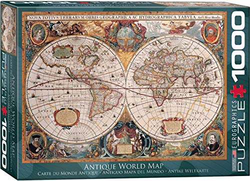 empireposter Antike Weltkarte Orbis Geographica - 1000 Teile Puzzle - Format 68x48 cm