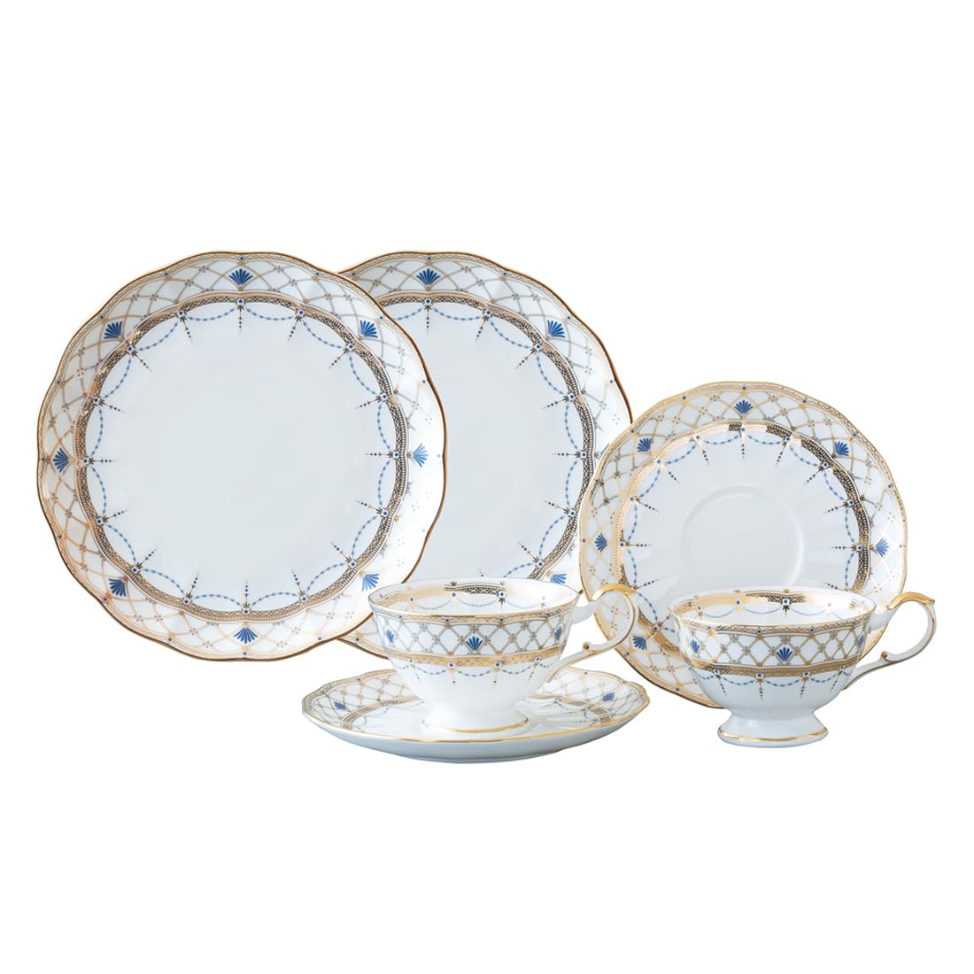 Amazon.com: Narumi 52476-23122 Primadonna Dinnerware Set, Gold