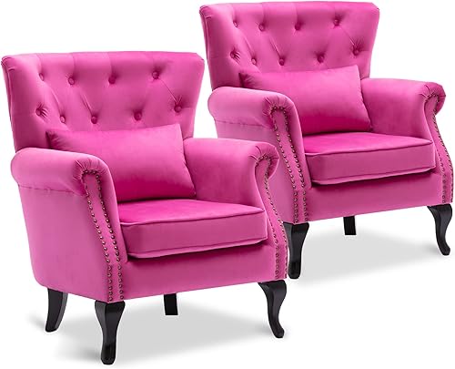 Miniatura 83 de Sillas de lectura Accent Midcentury - Sofá esquinero moderno y cómodo con respaldo copetudo para sala de estar, dormitorio, sala de recepción,