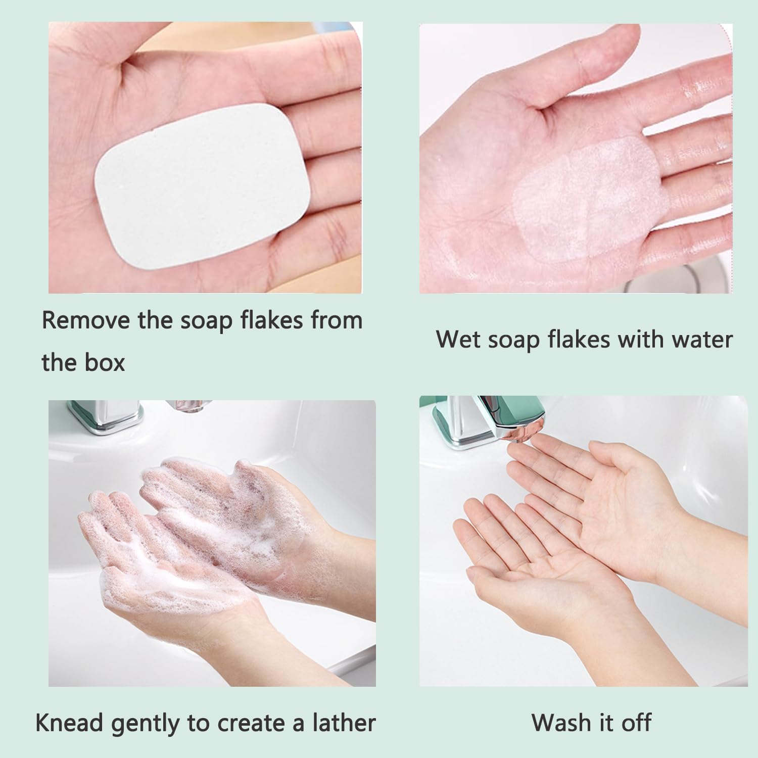 Carta Sapone Portatile - 8 Confezioni Per Viaggi, Campeggio E Escursionismo | Ideale Per Igiene In Movimento