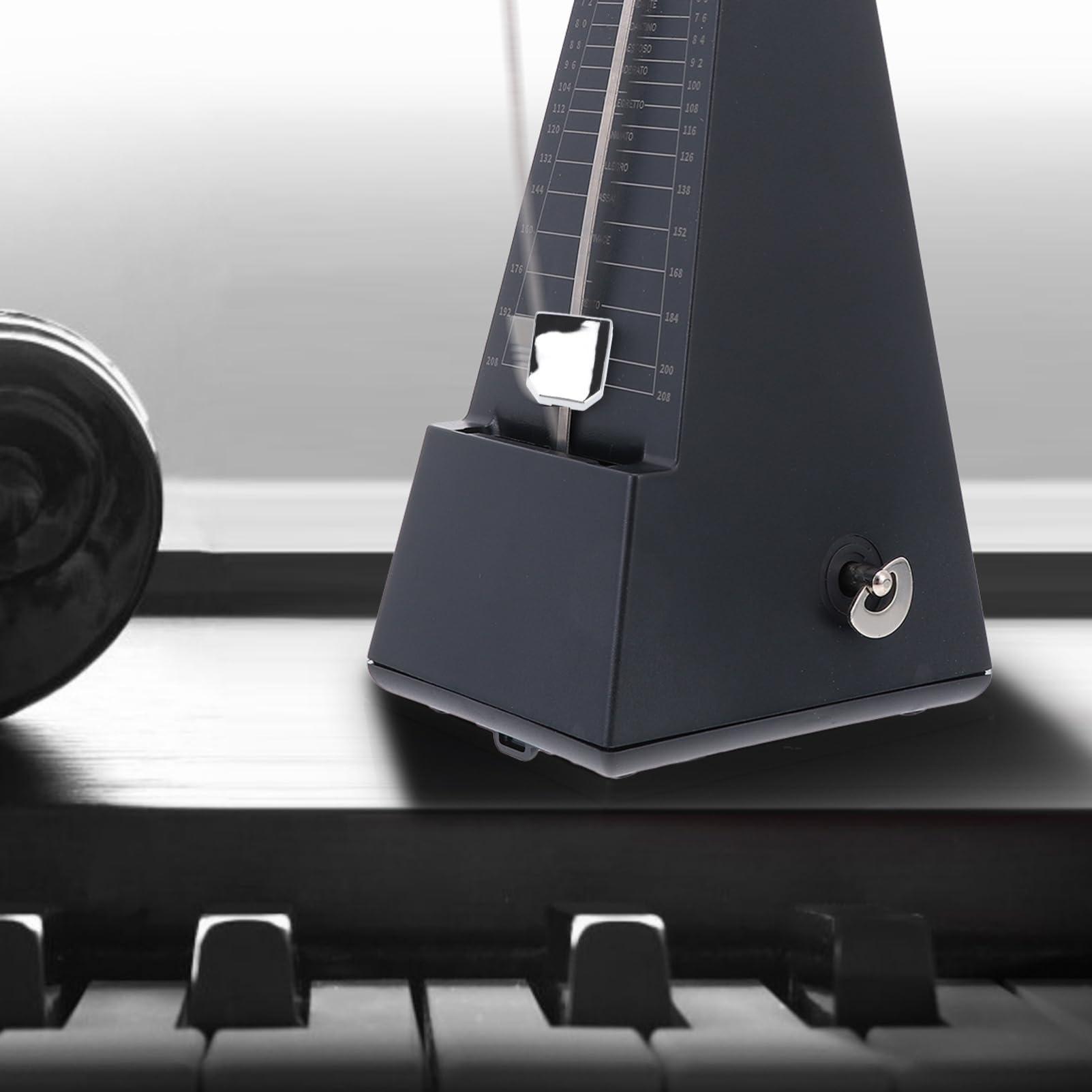 TOYANDONA 5 Piezas gomas para el pelo con flores bloque de metrónomo mecánico herramienta de metrónomo de piano suministro de instrumentos musicales violín control deslizante suministros