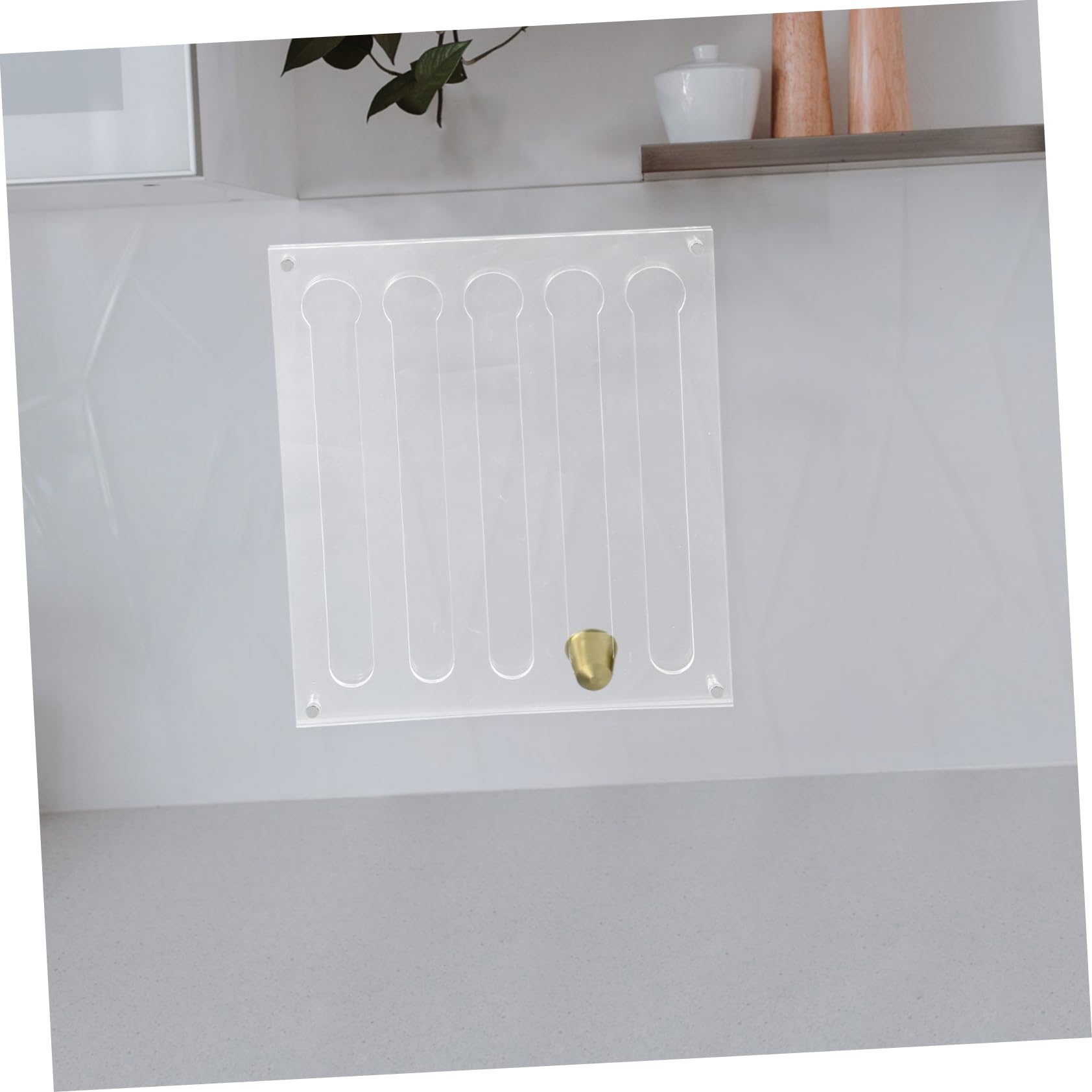 Estante Para Cápsulas De Café Soporte Organizador De Acrílico Transparente Soporte Para Pared Para Cocina o Despacho