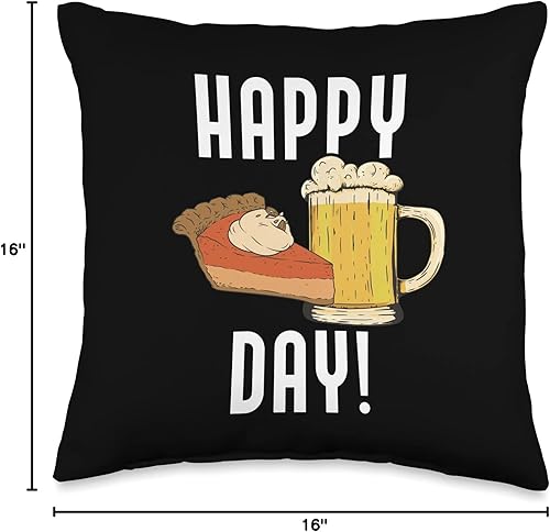 Miniatura 4 de HAPPY PIE & BEER DAY Funny Mormon Pioneer Memes Happy Pie & Beer Day Pioneer Utah Ex-Mormon Meme - Almohada de 16 x 16 pulgadas, multicolor
