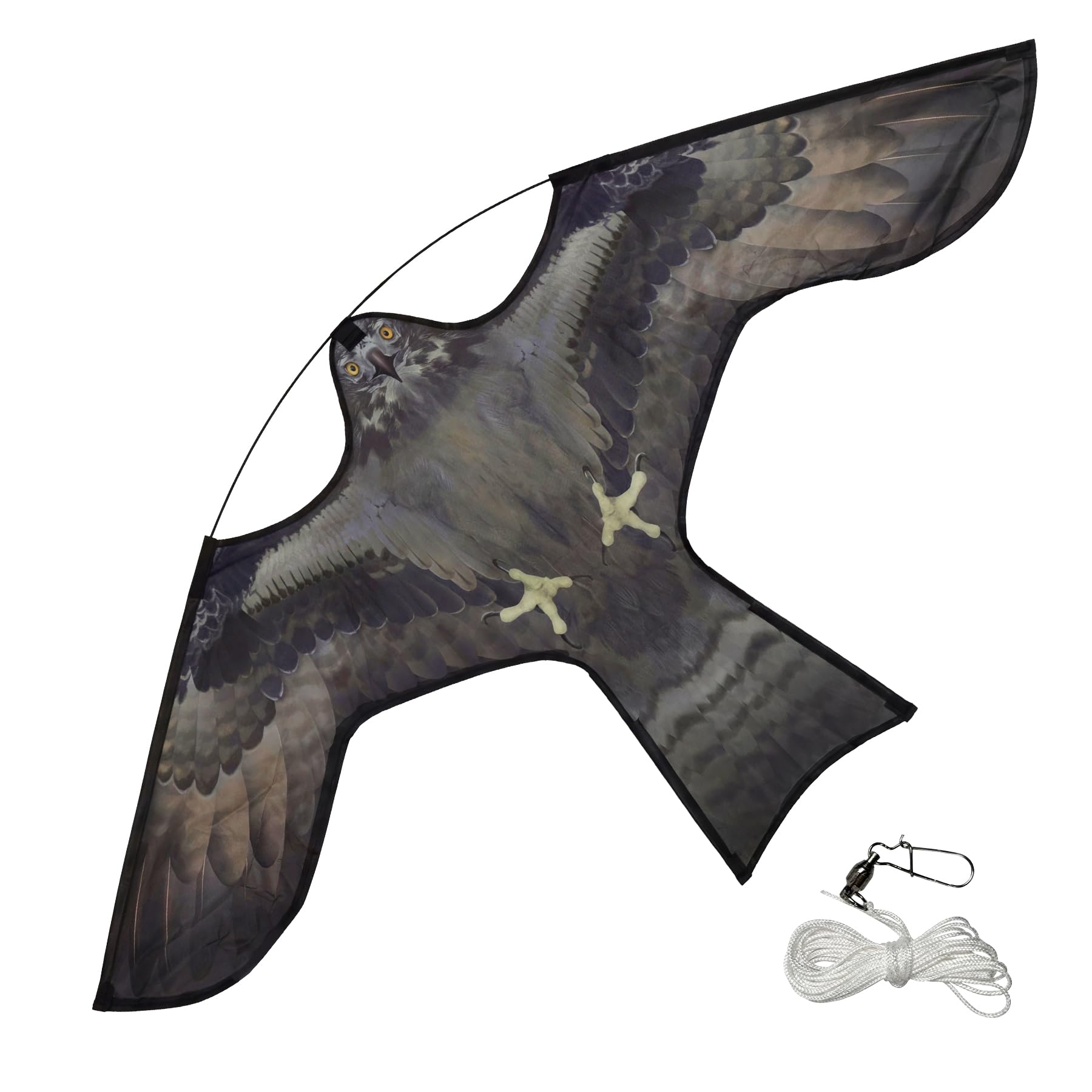 VOUNOT Vogelschreck Drachen Vogelabwehr Falke Flugdrachen – Realistisch, Schutz der Ernte