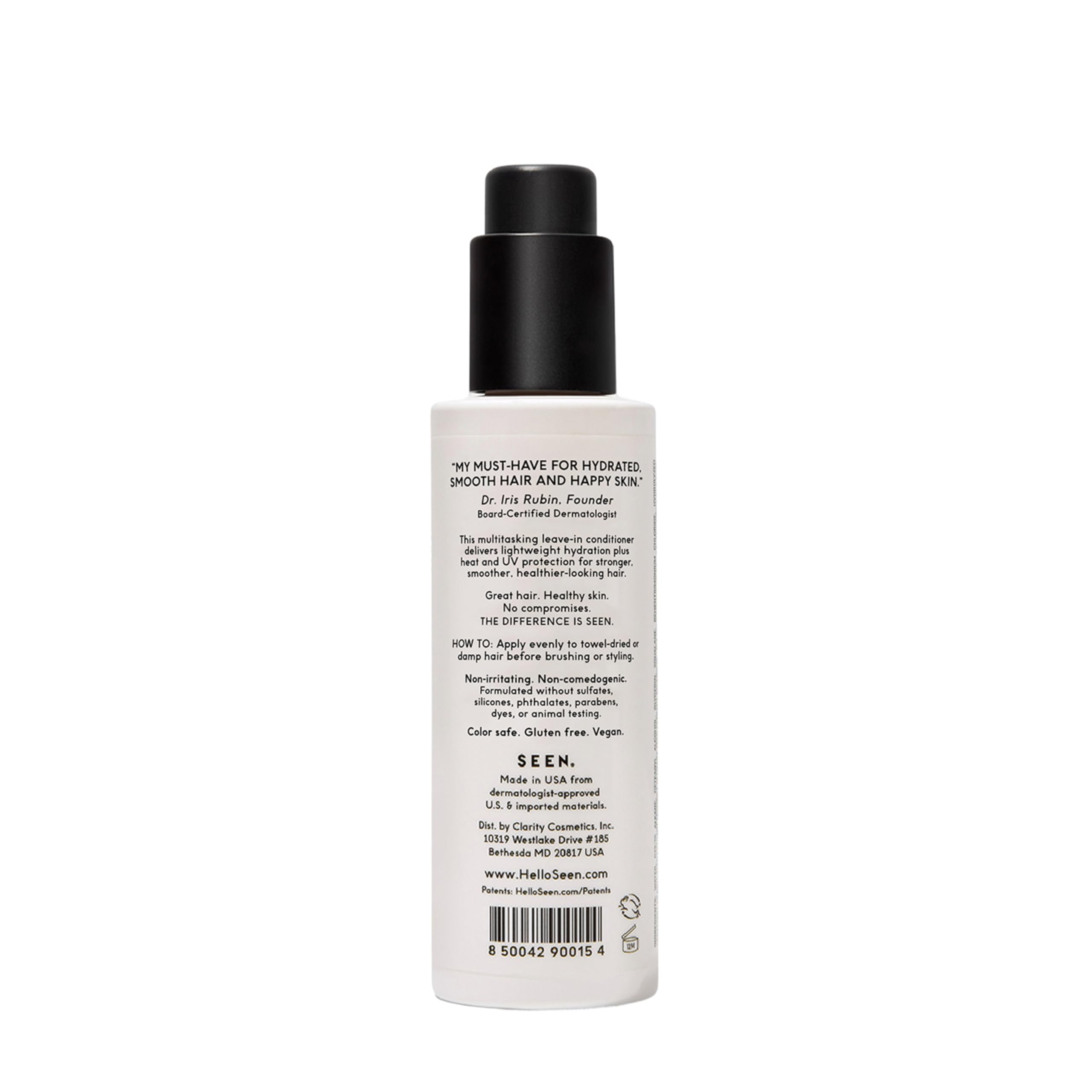 SEEN Leave-In Conditioner with Heat, UV & Pollution Protection
