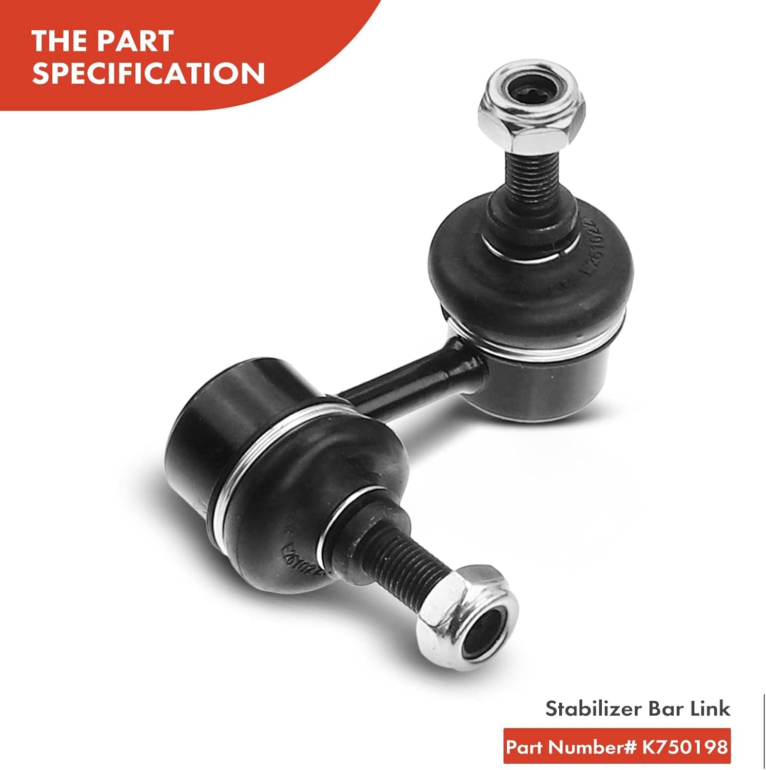 A-Premium Set of 6, Front Lower Control Arm, Front & Rear Sway Bar Link, Compatible with Mitsubishi Lancer 2003 2004 2005 2006, AWD & Naturally Aspirated