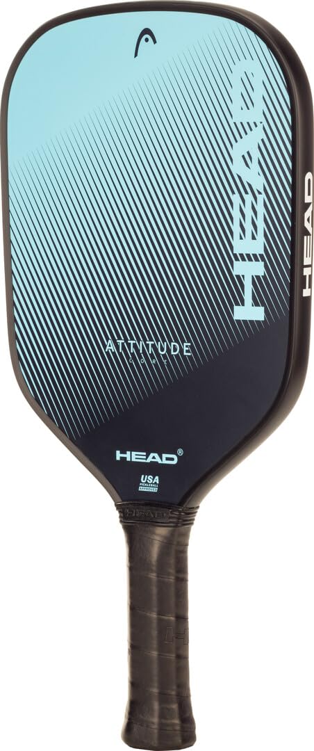 HEAD Attitude Core Pickleball Paddle, Bleu/Noir