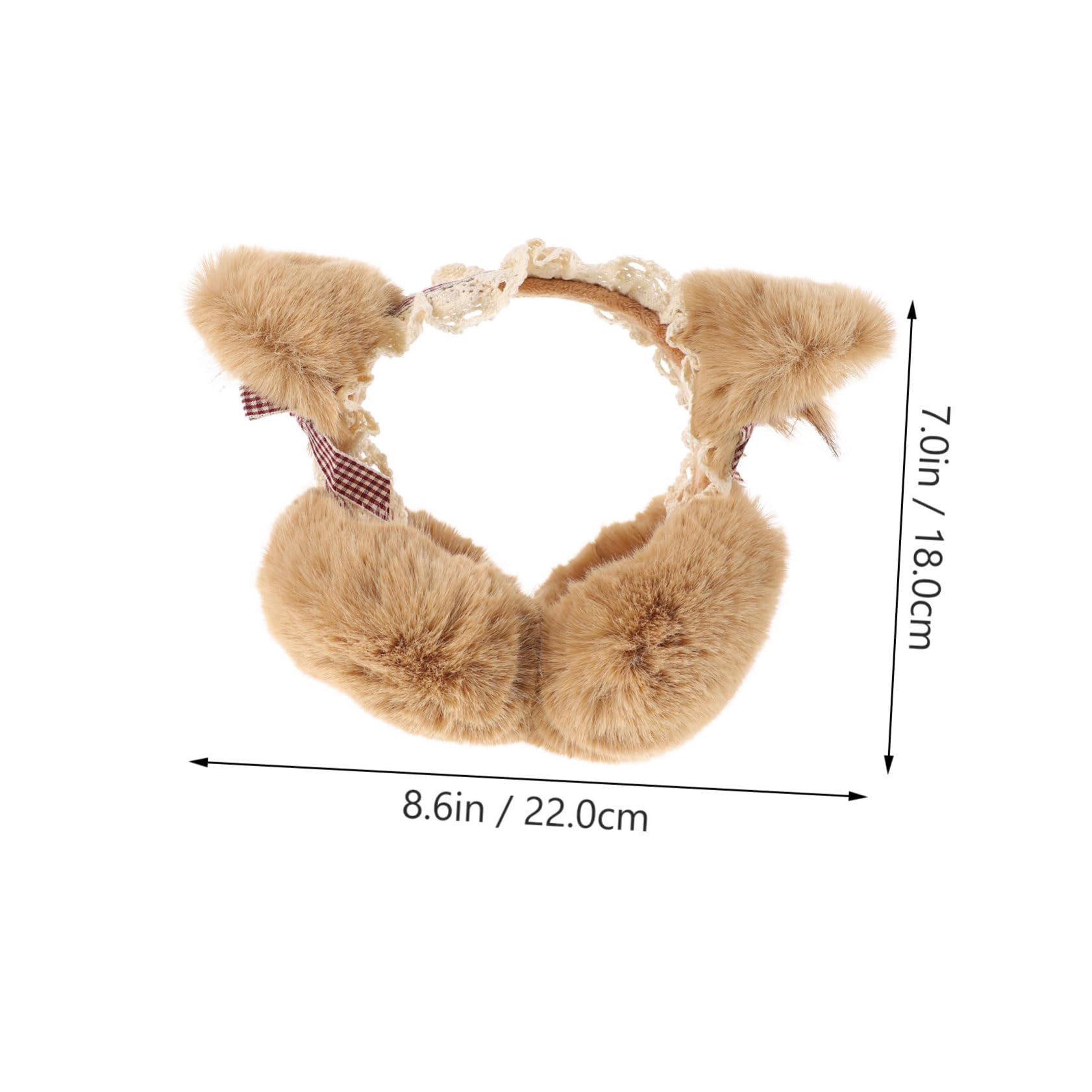 FOMIYES Winter Ear Warmer Kitten Ear Covers Polyester Earmuff Adorable and Cozy Perfect for Outdoor Activities Family-friendly