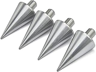 PrecisionGeek - Kolce Głośnikowe Duże M10 x 15mm L-37mm, Aluminium (4 sztuki)