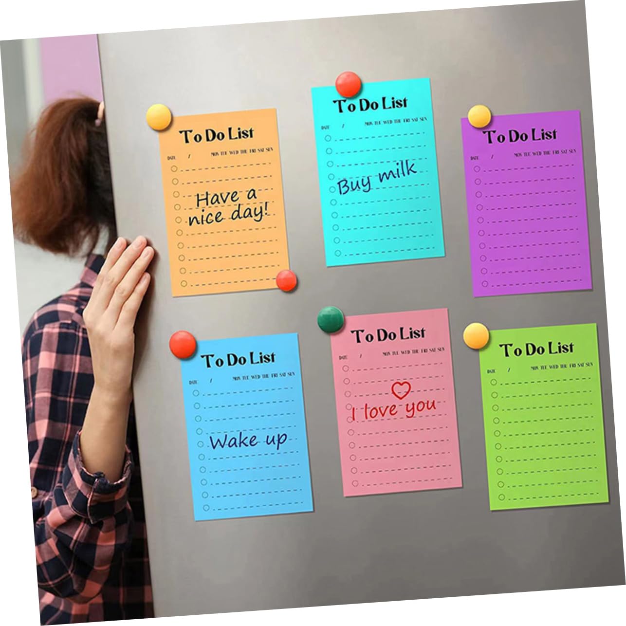 Block Notes Fluorescenti Adesivi Portatili 16 Pezzi Carta Promemoria