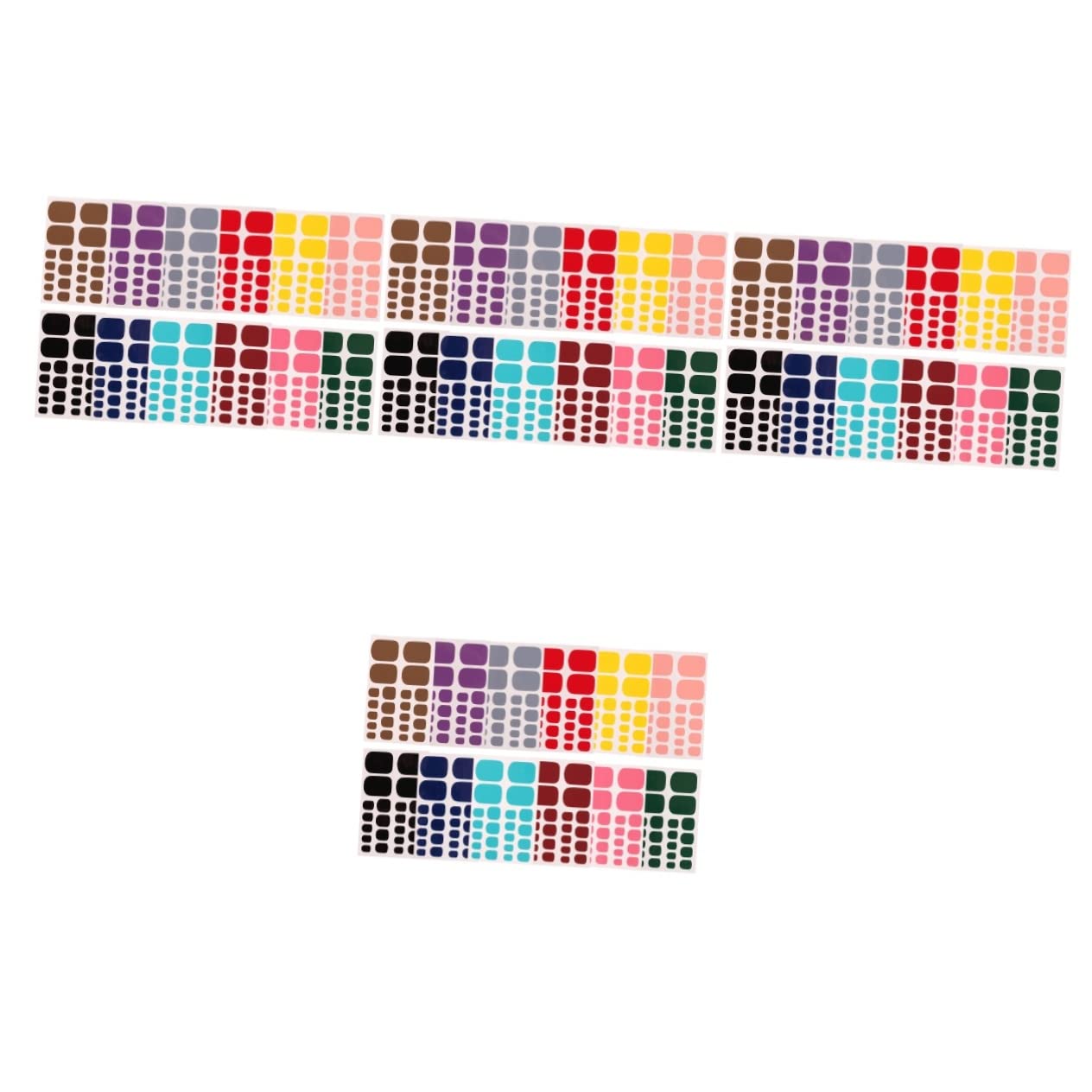 minkissy 48hojas Pegatinas De Decoración Para Uñas De Pies Calcomanías Autoadhesivas Para Manicura Diseño Elegante y Duradero