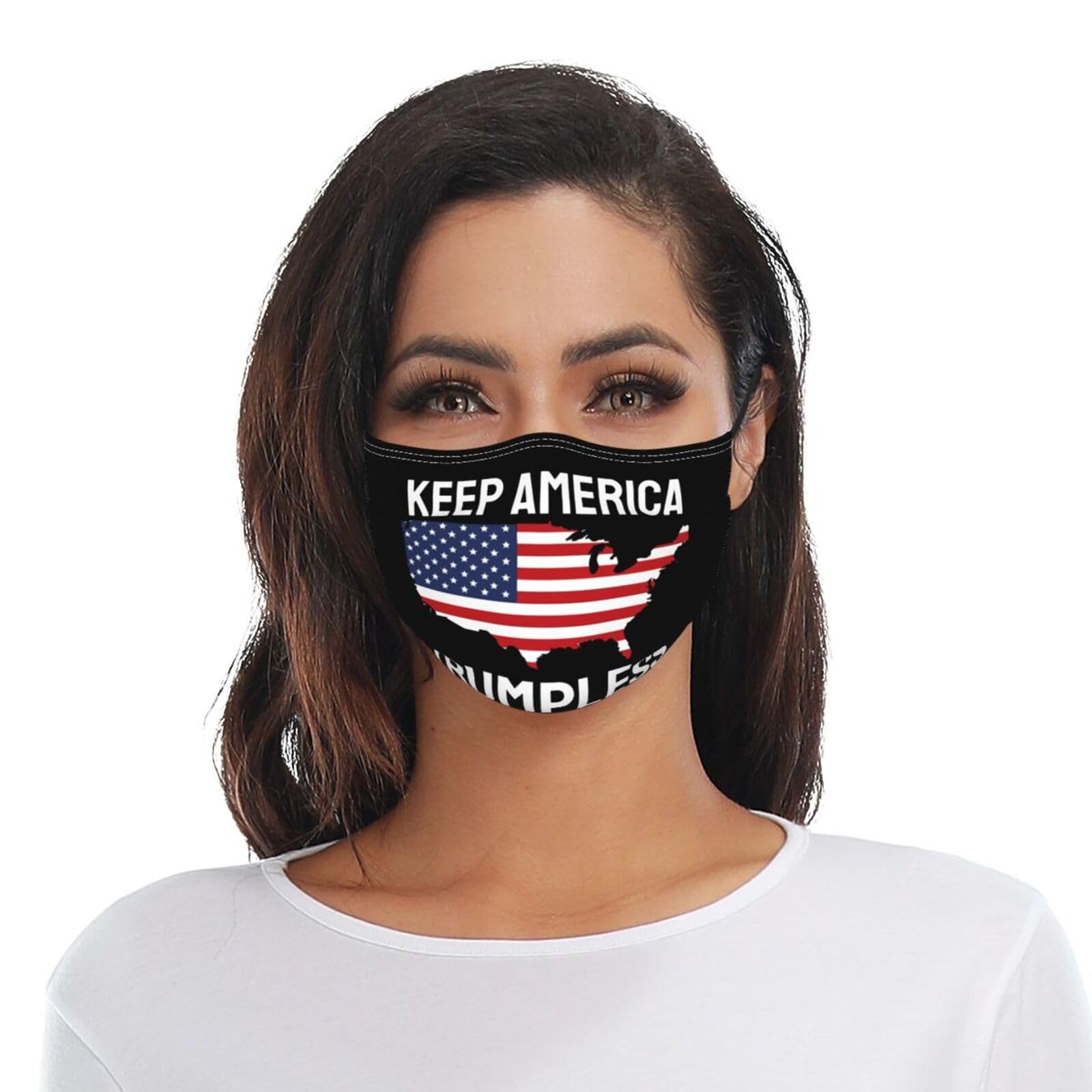 Keep America Trumpless Adult Dust Mask Adjustable Dust Face with 2 Filter3838