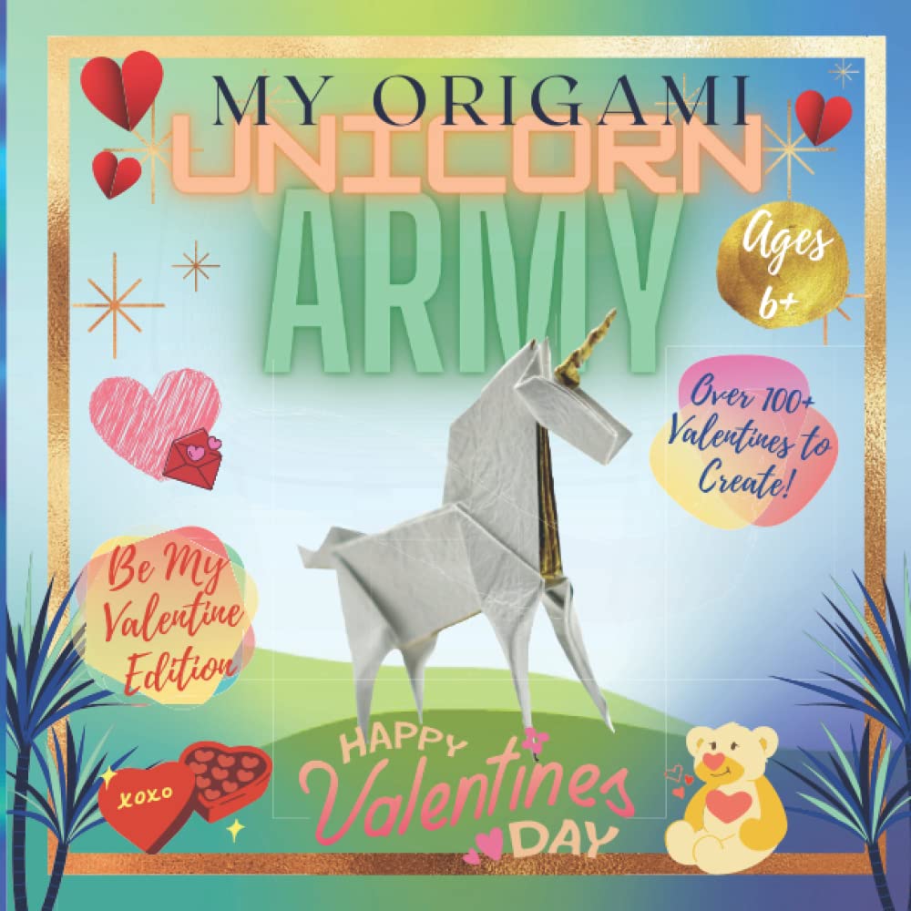 My Origami Unicorn Army: Activity Book