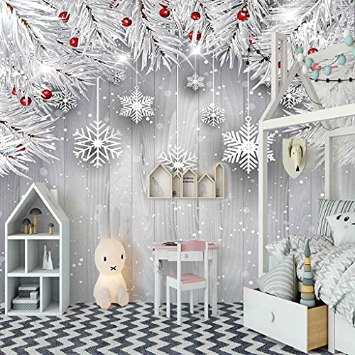 Papier peint photo auto-adhésif Noël 3D pose facile 400cm - 3