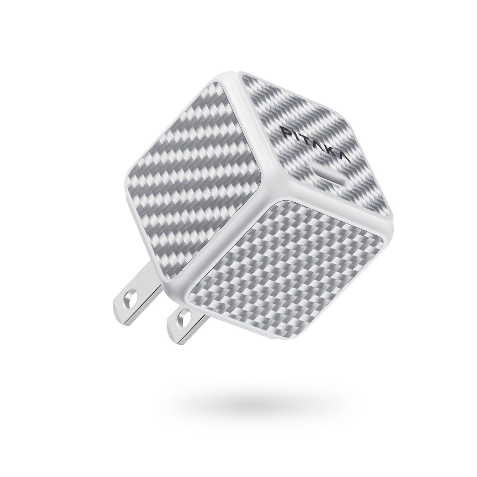 PITAKA USB C Charger Block, 30W GaN iPhone USB C Charger, Portable USB C Wall Charger for iPhone 15/15 Plus/15 Pro/15 Pro Max, 14/13/12 Series, Galaxy, Macbook, iPad - White