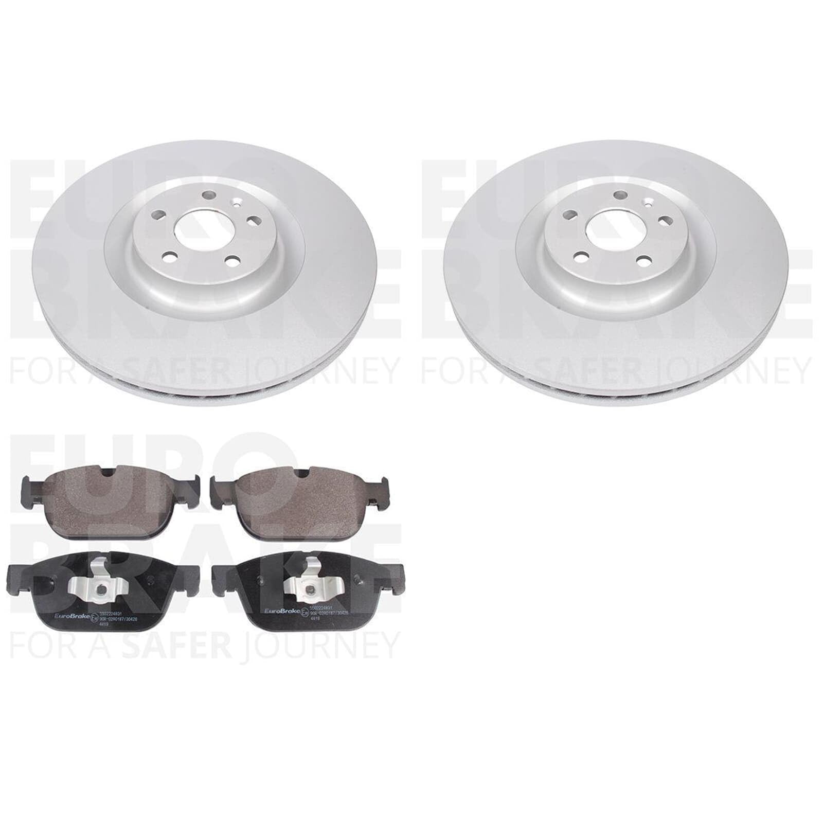 Eurobrake Bremsscheiben 366mm + Beläge vorne | 5815314871 + 5502224831 Kompatibel mit XC60 II (246),XC90 II (256)