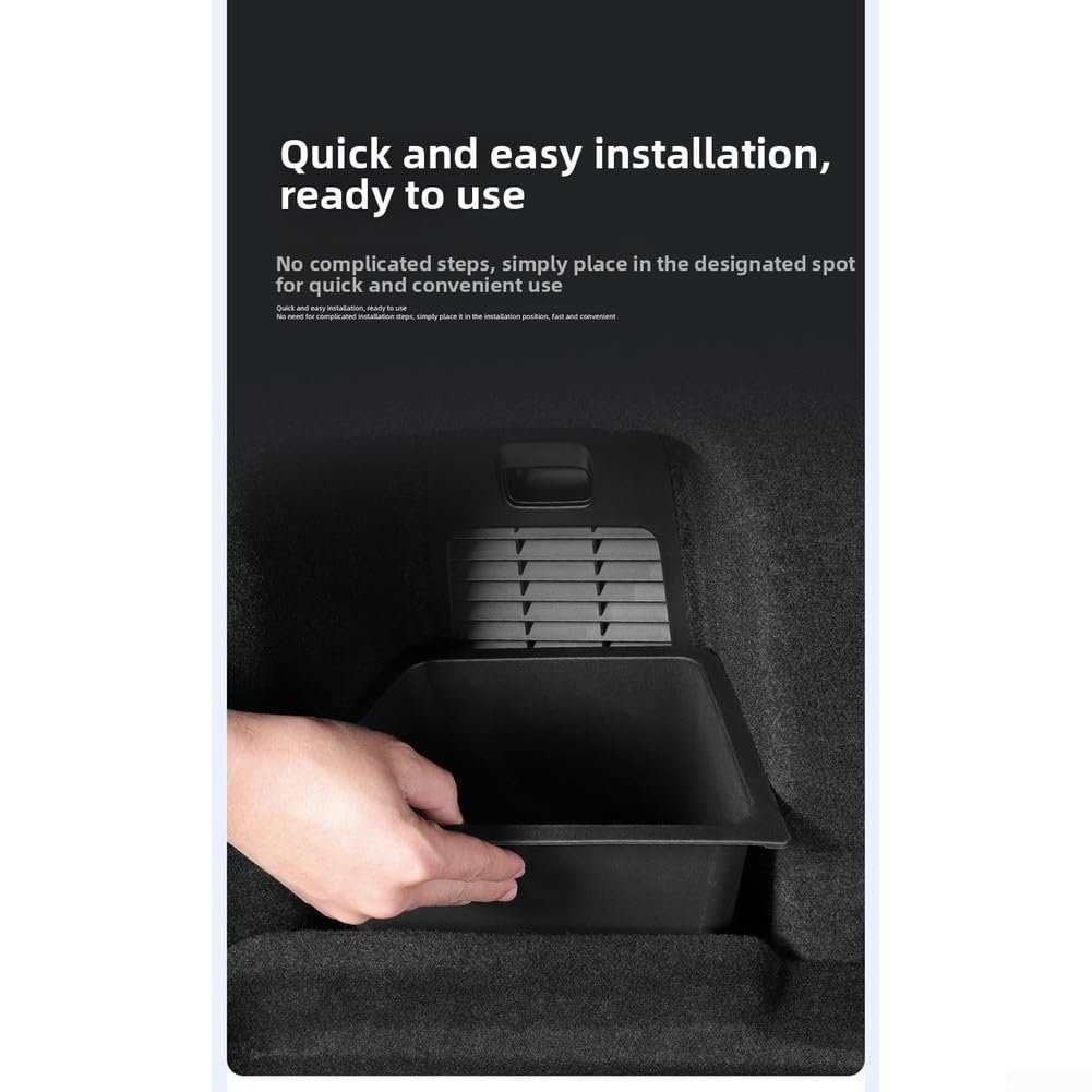 Organizador de caja de almacenamiento lateral de TPE impermeable compatible con Li Auto para l6 2025, compartimentos izquierdo y derecho para accesorios interiores de coche