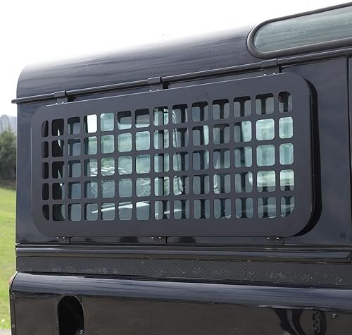 Miniatura 4 de YIWANG Para Land Rover Defender 110 90 2004-2022, aleación de aluminio, panel protector de vidrio lateral de ventana de automóvil, accesorios para