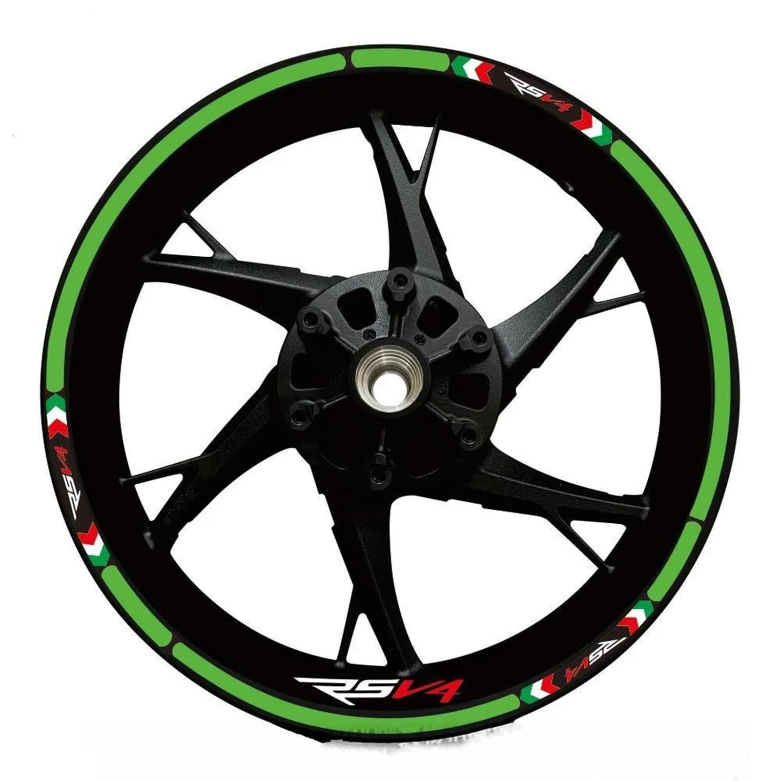 Stickers Motorcycle Wheel Stickers Reflective Decals Rims for Ducati for Multistrada V4 V2 S V2S(Style 5)