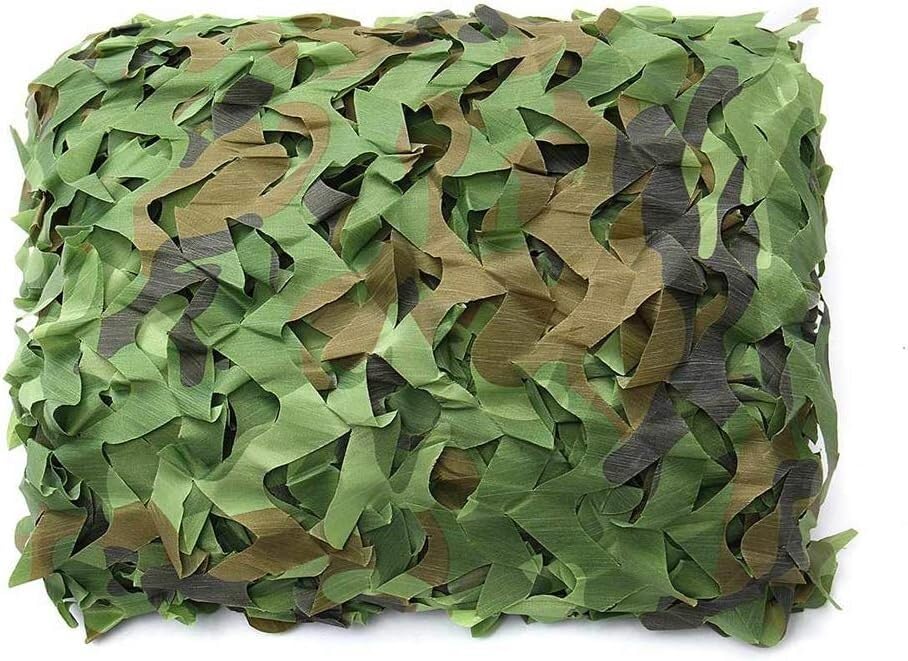 VUIKLCty Facile Filet de Camouflage forestier Rouleau Aveugle Filet de Camouflage Jungle Camping Chasse Militaire Tir Filet de Camouflage/Woodland Digital...