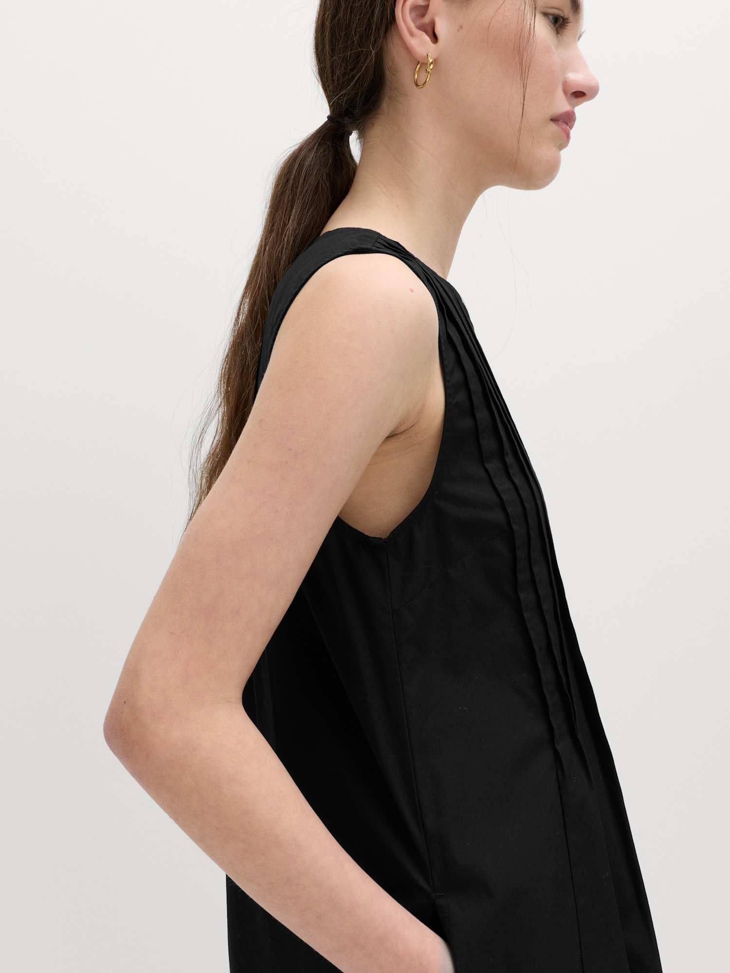 Marks & Spencer Robe midi Coupe décontractée Pur Coton nervuré