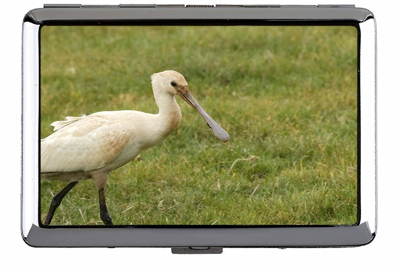 Cigarette Box Case,Bird Beak Grass Keep Business Cards in Immaculate Condition