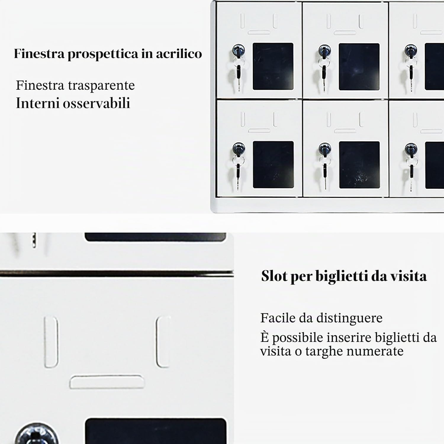 Armadietto per Telefono Cellulare in Acciaio - Stazione di Ricarica Portatile per Telefono Cellulare per Scuola, dormitorio, Ufficio, Sala conferenze - Mobiletto per Ricarica telef