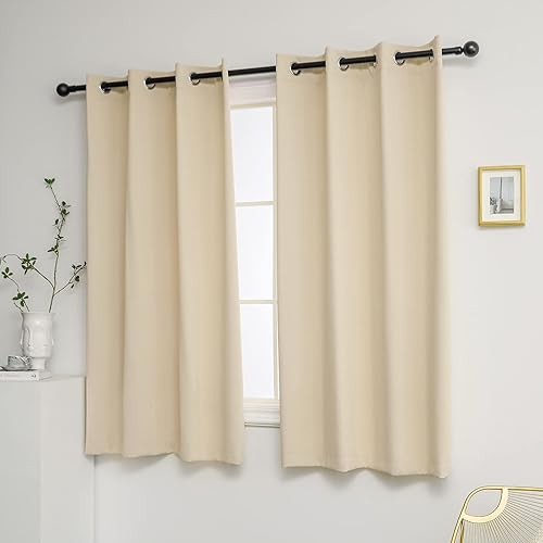 Miniatura 28 de YGO Cortinas opacas lilas para oscurecer la habitación de las niñas, con aislamiento térmico, paneles de cortina para sala de estar, para