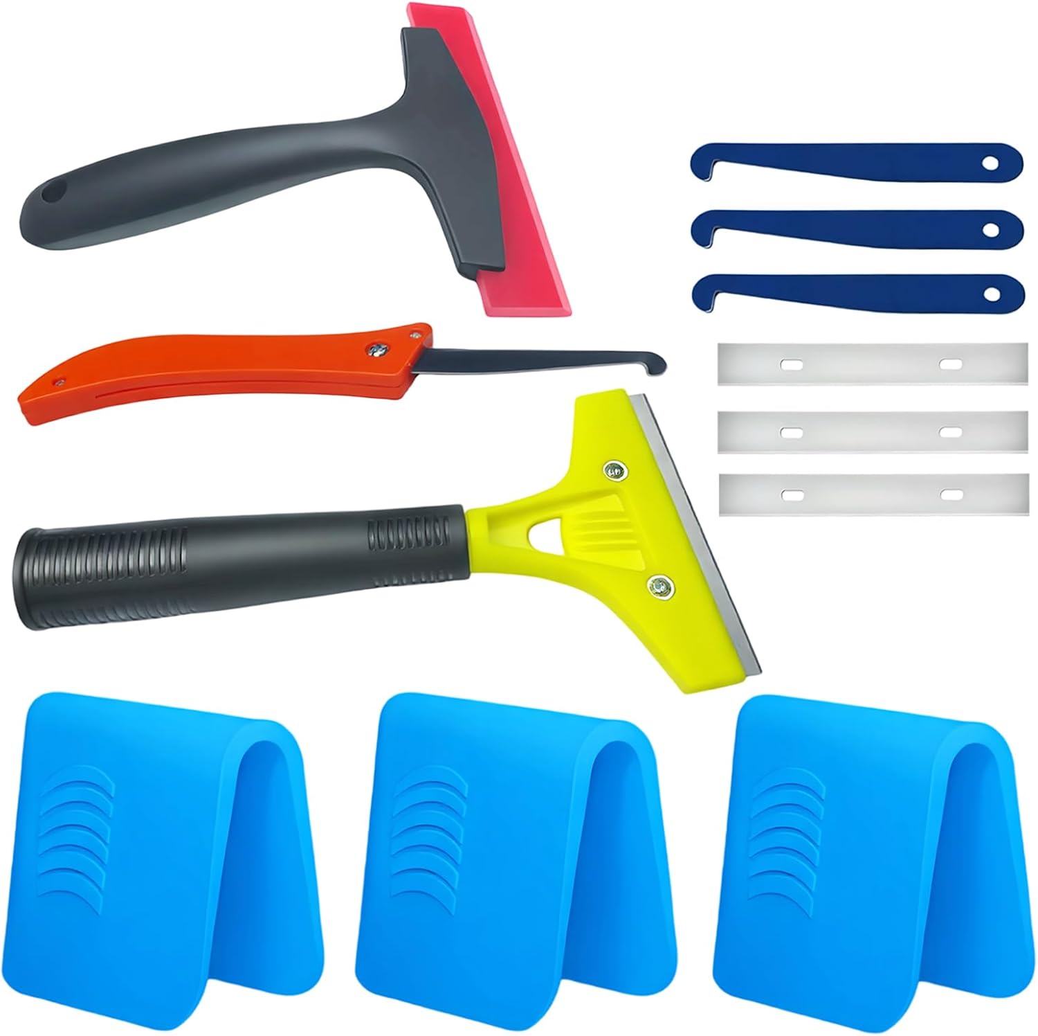 8pcs Grout Removal Tool Kit with 4pcs Silicone Caulking Kit