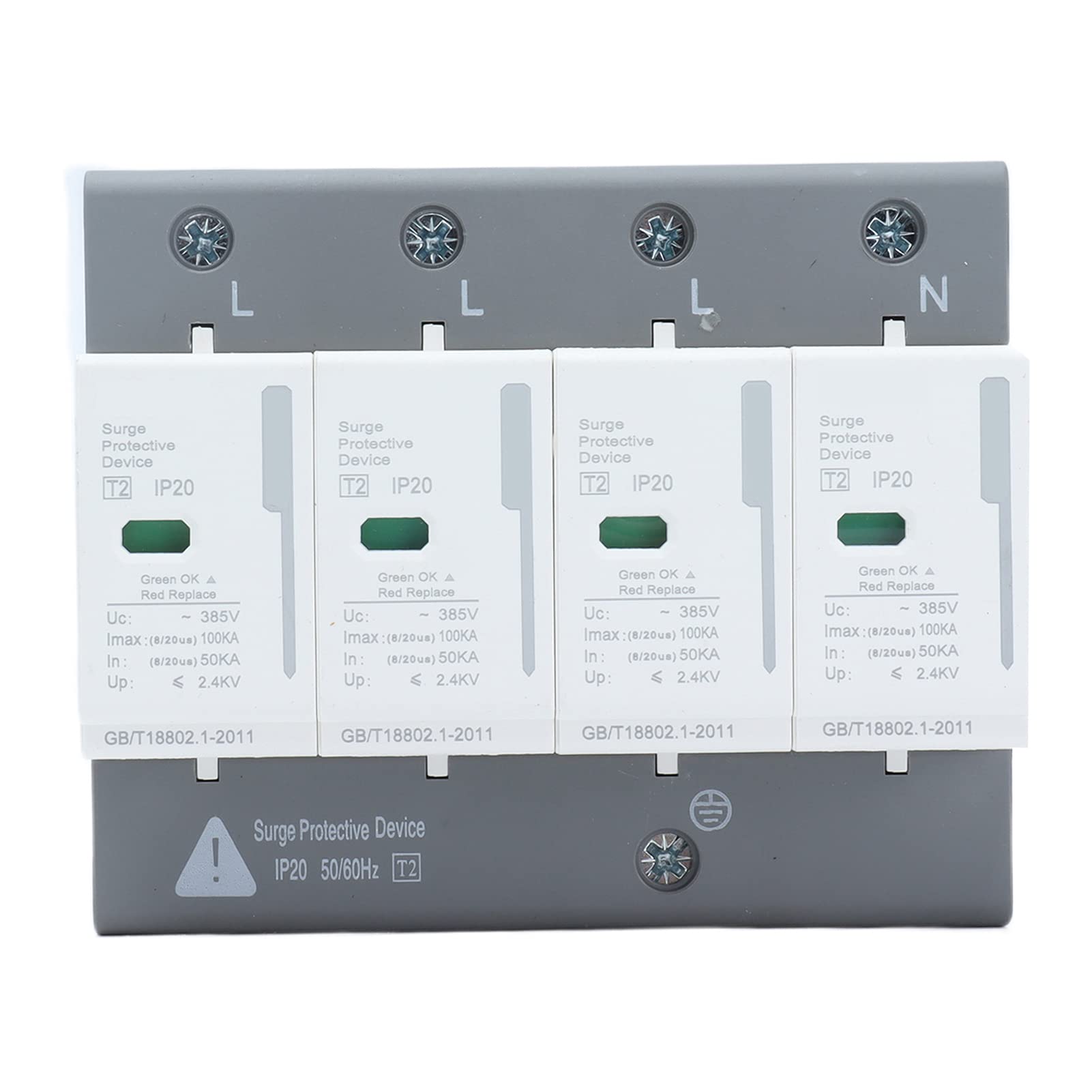Protezione Contro le Sovratensioni Scaricatore 220V 380V Protezione Contro le Sovratensioni per la Casa Dispositivo di Protezione Contro i Tuoni per Scatola di Distribuzione