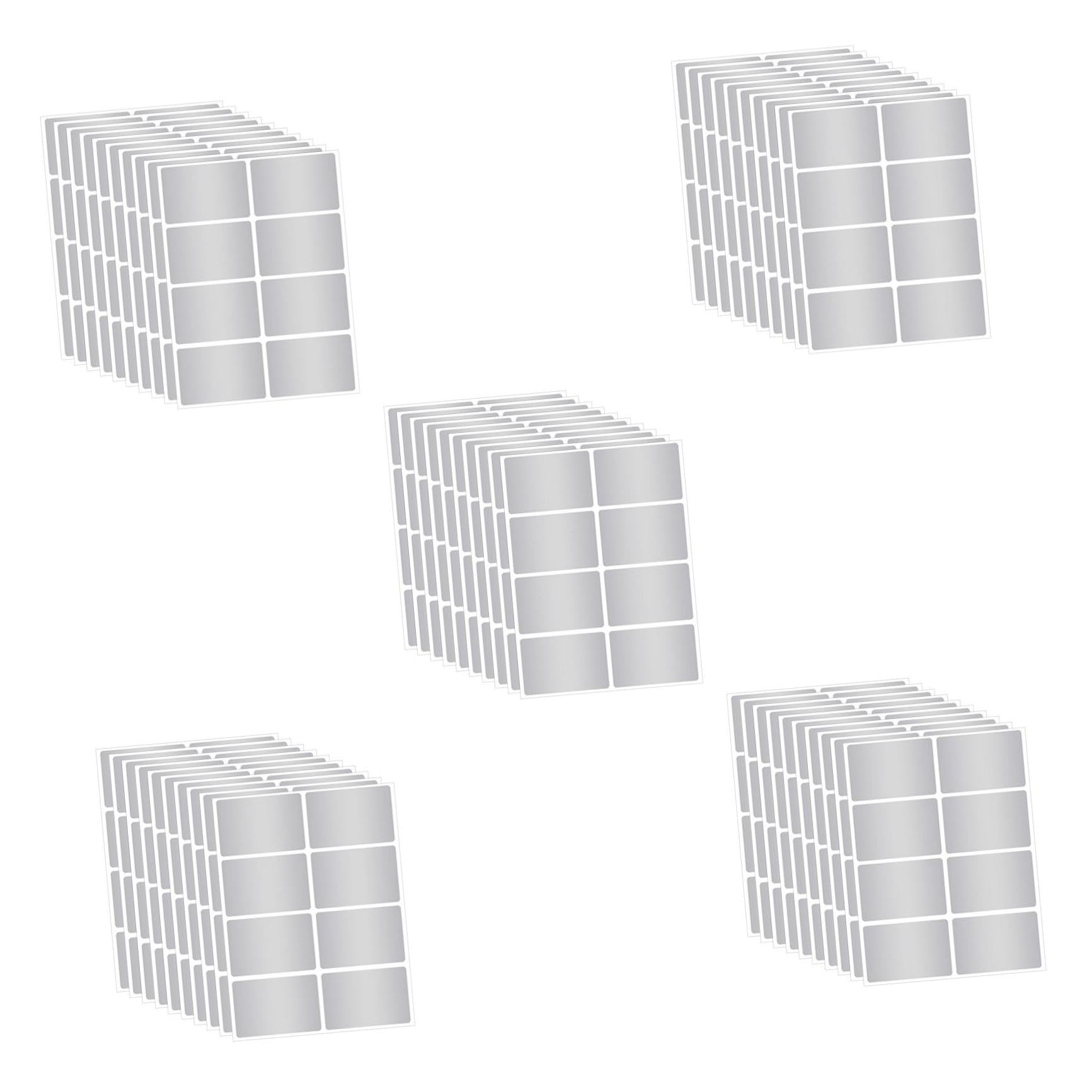 HOMSFOU 5 Set Etichette Adesive In Carta Impermeabile Etichette Riutilizzabili Per Contenitori Etichette Da Utilizzare Entro La Data Di Scadenza Per Categoria Accessori Per 12 fogli*5