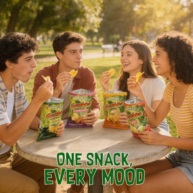 Amazon.com: Gembos Plantain Chips Salty Snack Pack - Delicious