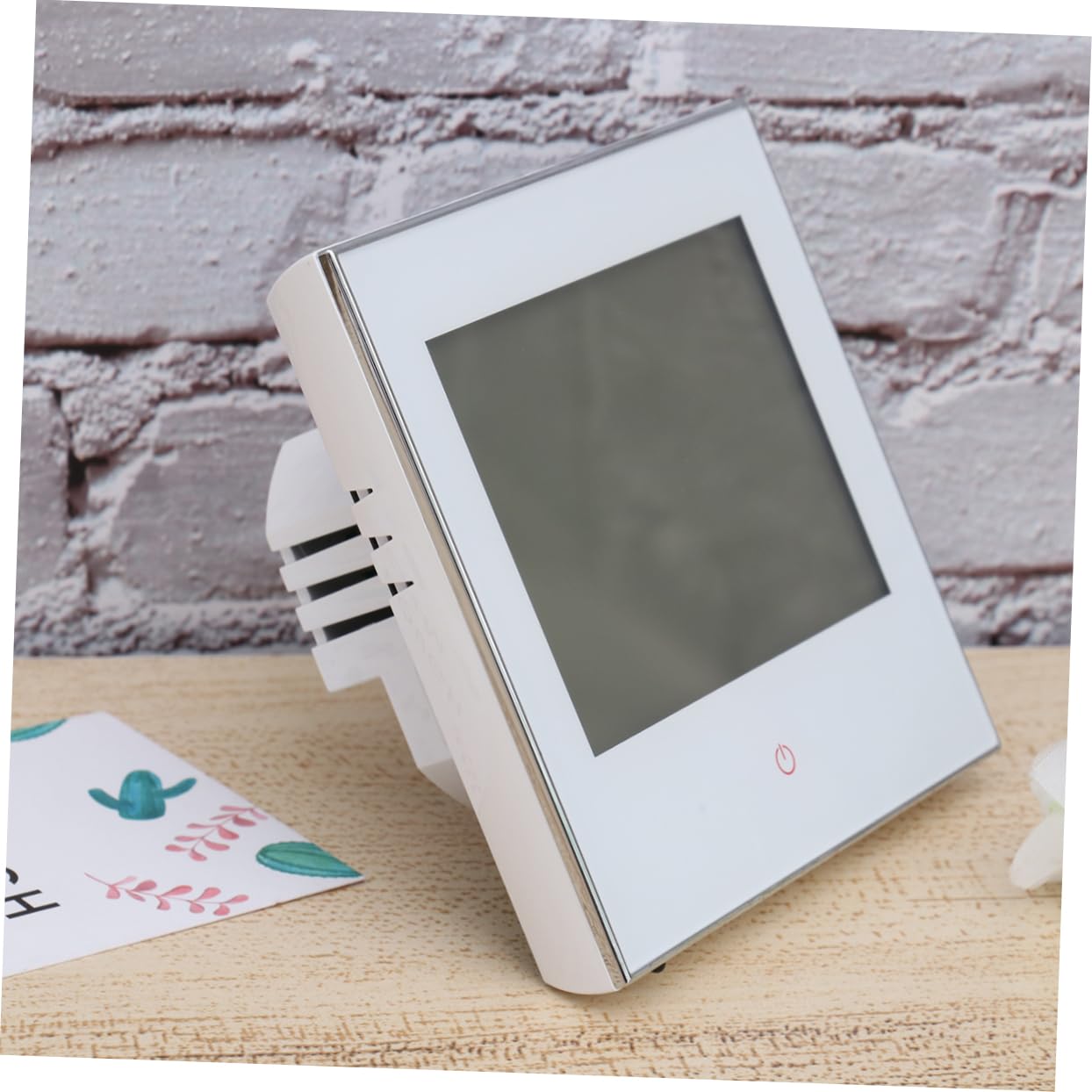 Termostato Digitale Programmabile 3a Bht-1000 per Caldaia | Bianco, Display Lcd Touch Screen, Sensore Ntc Interno ed Esterno, Confezione 1 Pezzo