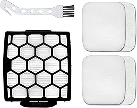KingBra 1 HEPA + 2 Foam & Felt Filters Kit Replacement Vacuum Filters Compatible with Shark Rotator Navigator Lift-Away ADV DuoClean PowerFins Upright Vacuum LA502, LA322