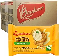 Torrada Integral Bauducco Caixa Com 126 Sachês