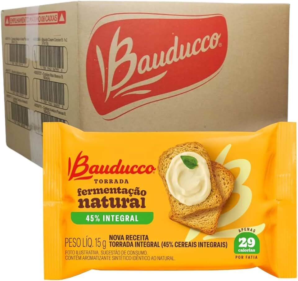Torrada Integral Bauducco Caixa Com 126 Sachês