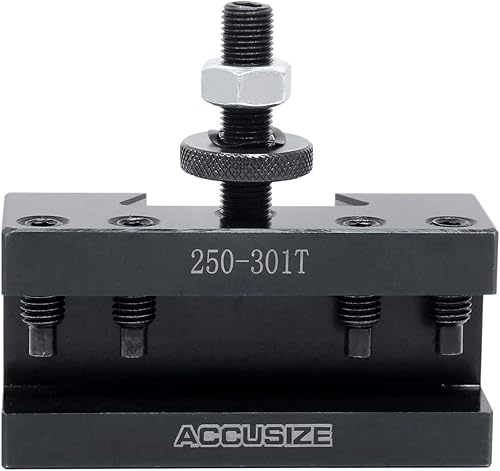 Miniatura 9 de Accusize Industrial Tools Bxa Soporte de torneado y revestimiento, para herramientas de torneado de 3/4", portaherramientas de cambio rápido