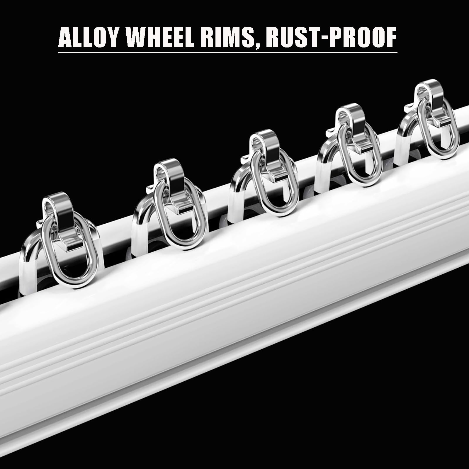 Prowadnica sufitowa przesuwna ze stopu aluminium 3,80 m – ścianka działowa zapewniająca prywatność, idealna do salonu, sypialni i prysznica, biała góra, idealna do sufitów podwieszanych