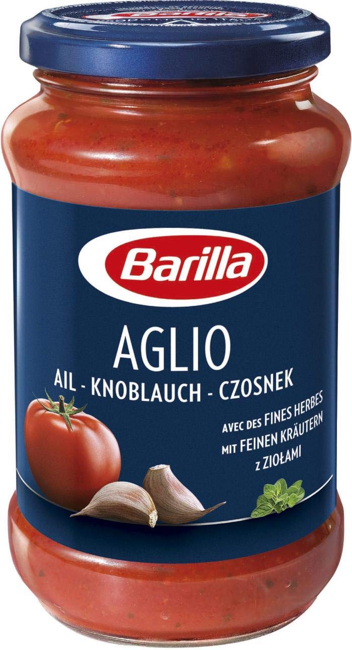 Barilla Aglio Pasta Sauce Pack of 3 x 400 g - Garlic